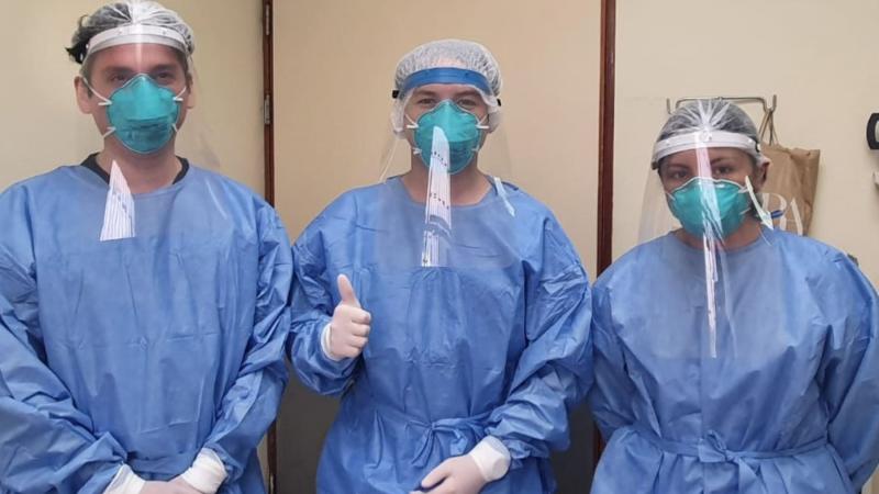 Coronavirus: startup peruana dona 300 protectores faciales ...